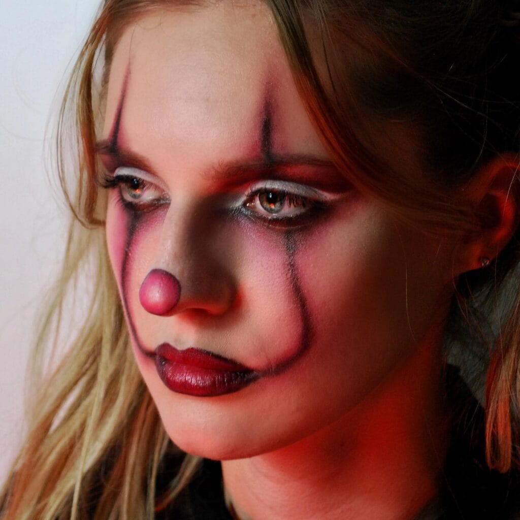 Maquillage halloween clown